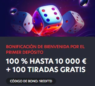 Bono del primer depósito de 1Red con el código 1REDFTD